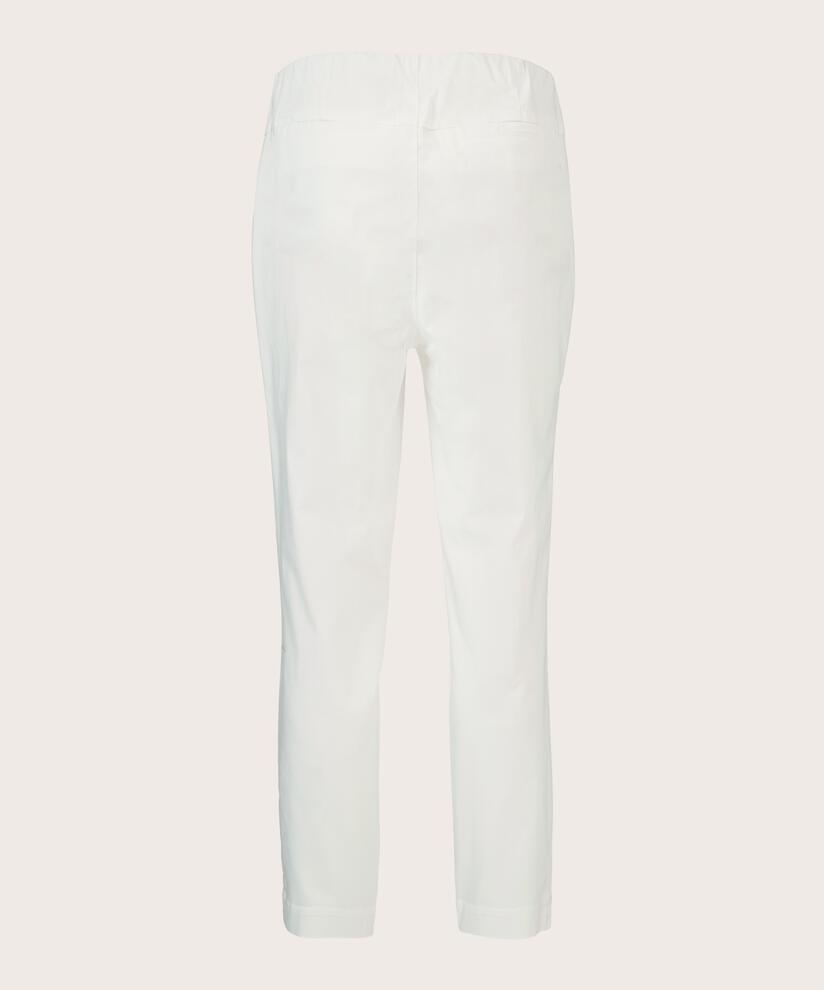 POPPY CROPPED BUKSER, Cream