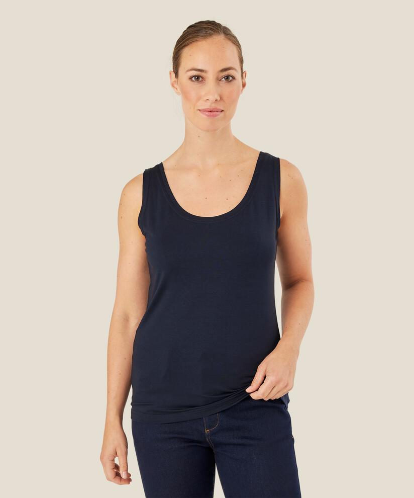 Els JERSEY Topp, Navy